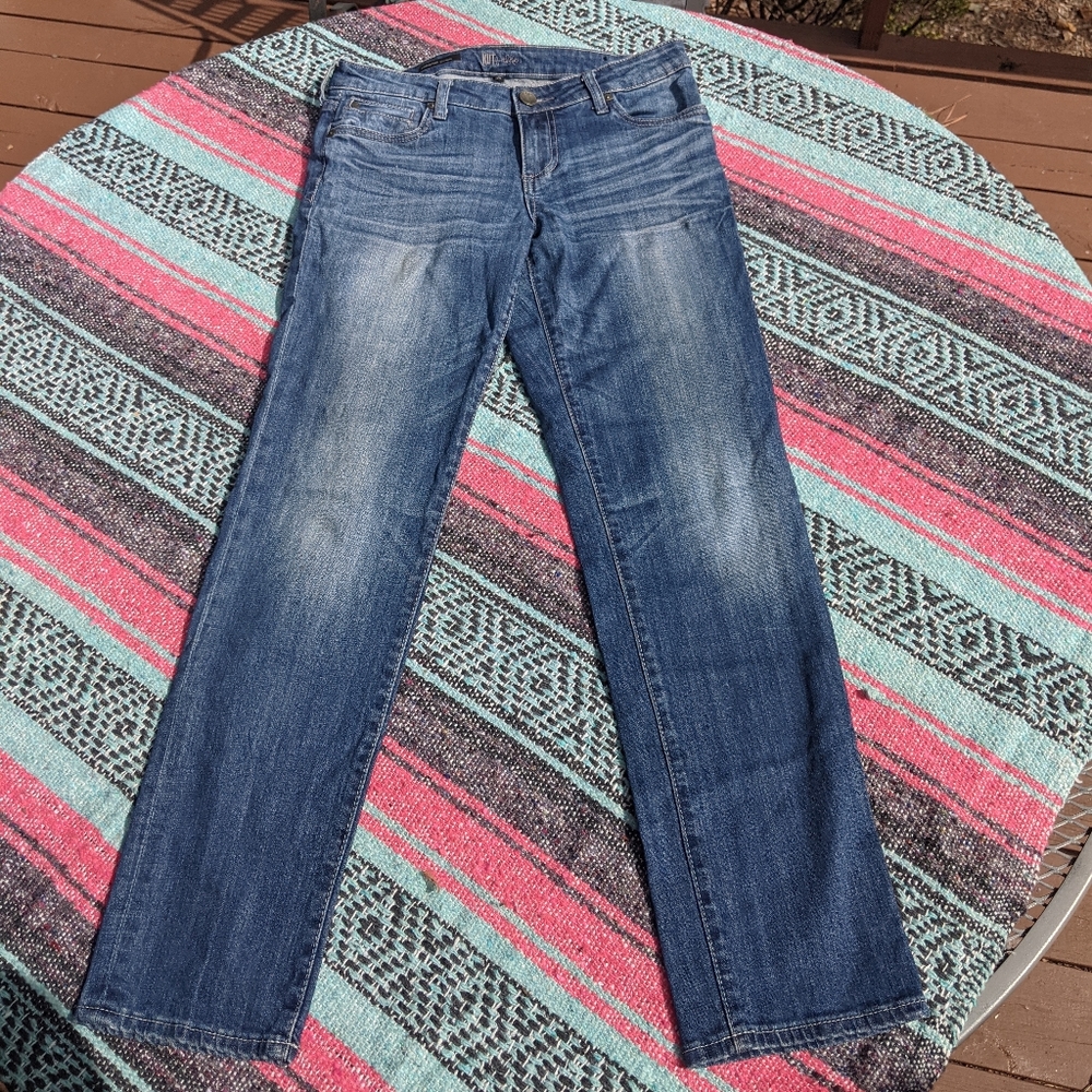Kut from the kloth jeans. Catherine boyfriend style.
